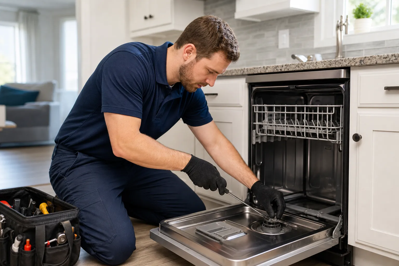 GE dishwasher repair that restores routine