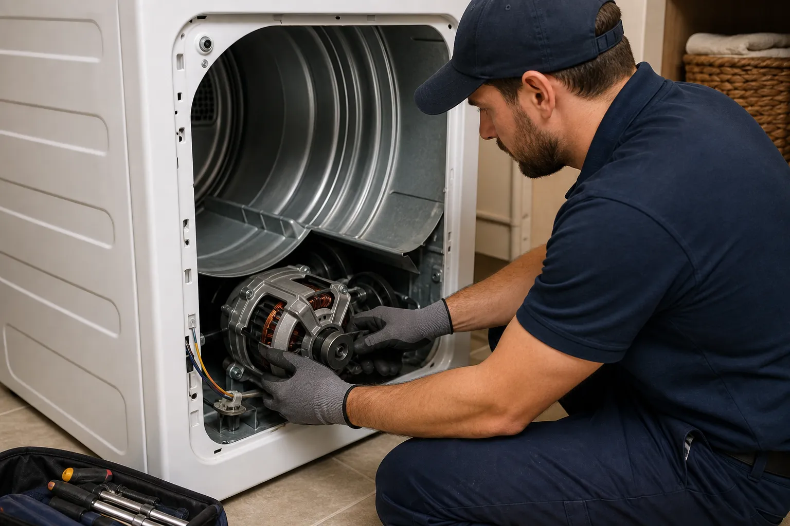 When your dryer motor stops doing its job