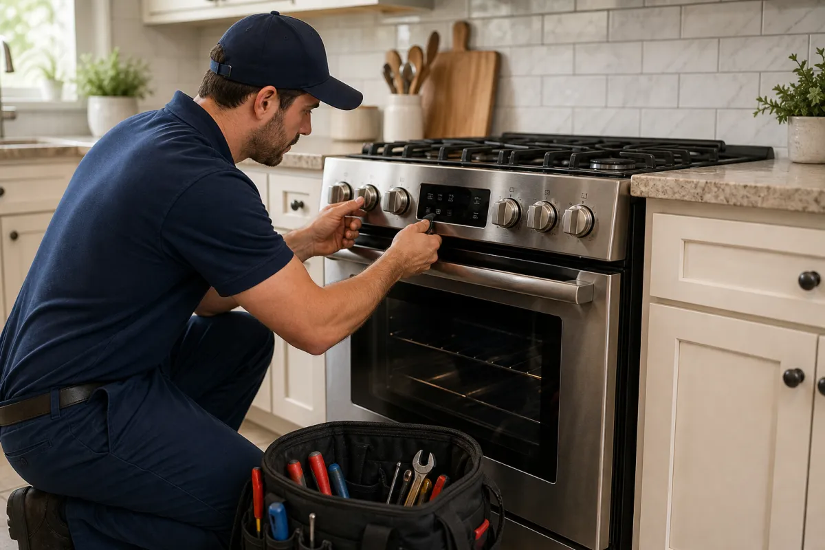 Range repair with clear next steps