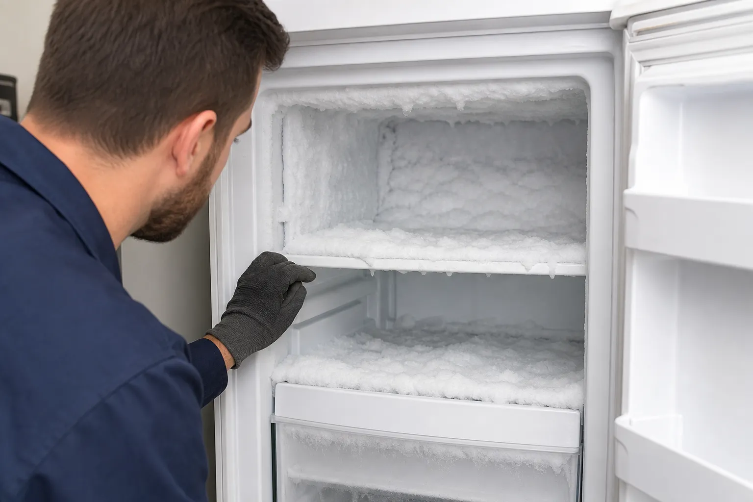 When freezer frost starts taking over
