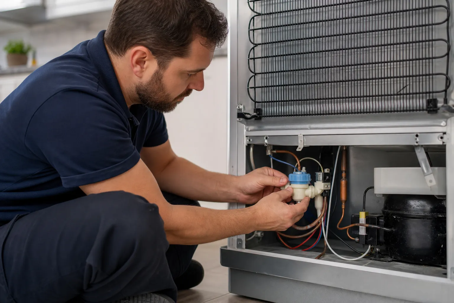 What water inlet valve issues look like