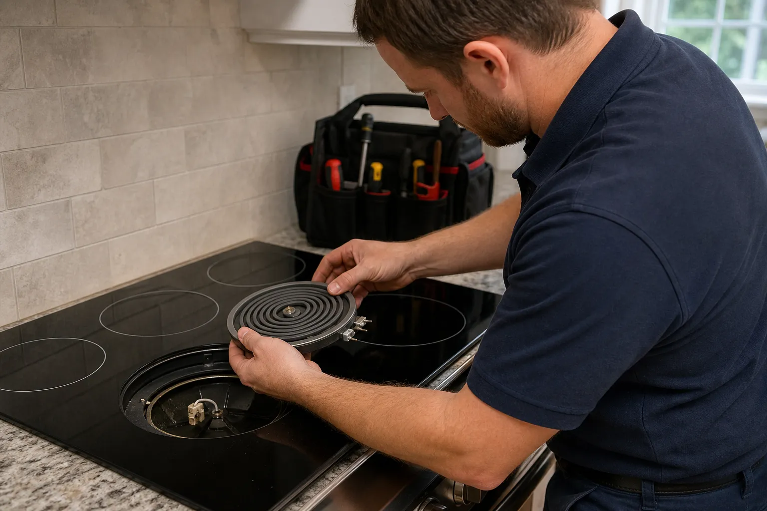 Restore cooktop heat with element replacement