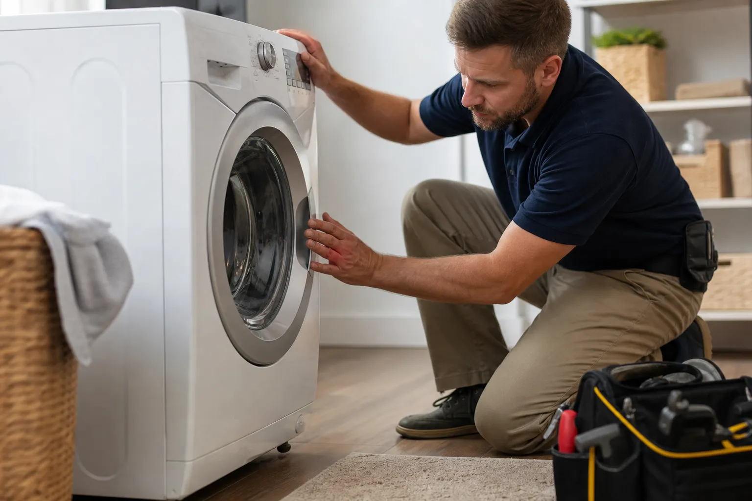 When your washer starts shaking hard