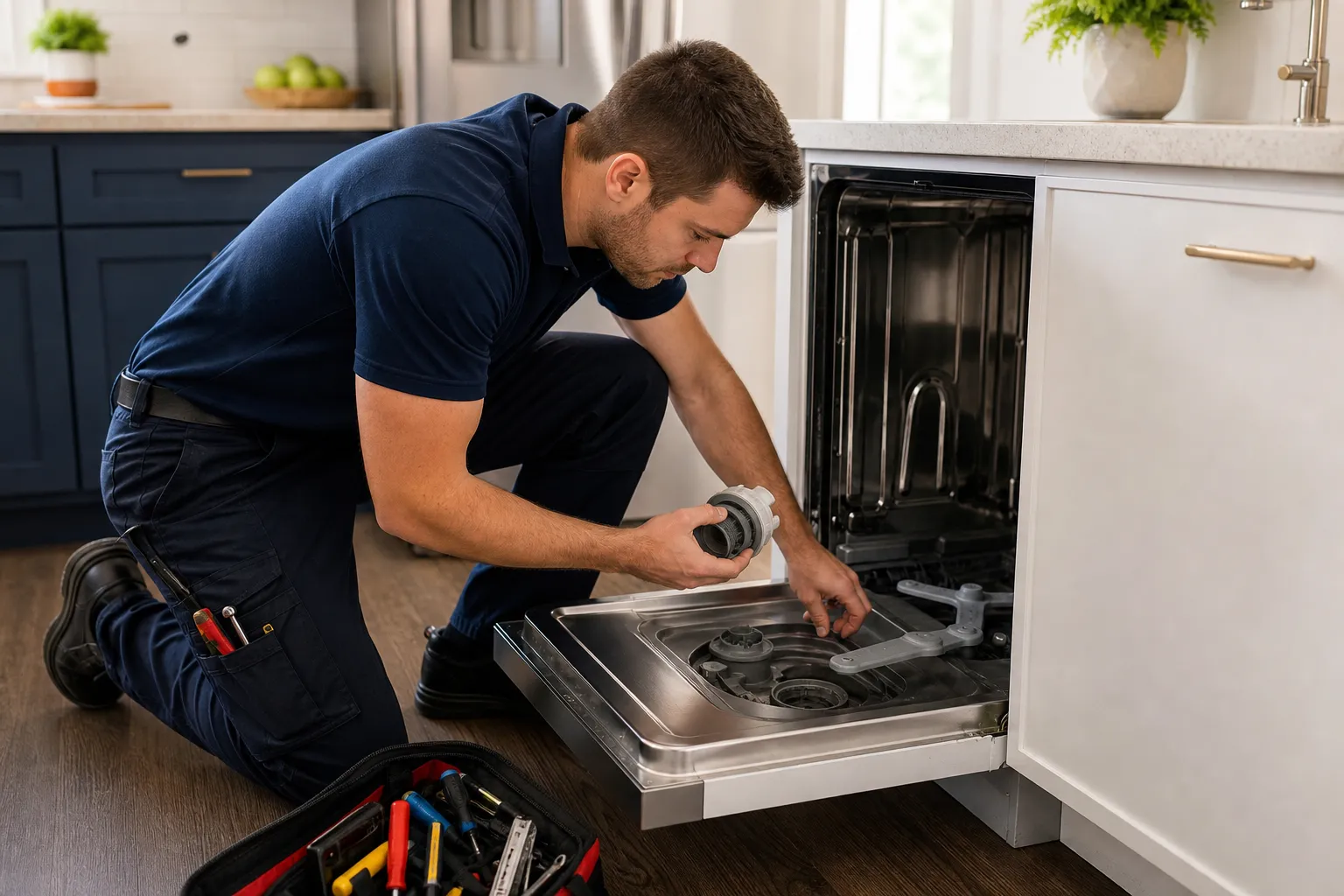 When your dishwasher won’t drain
