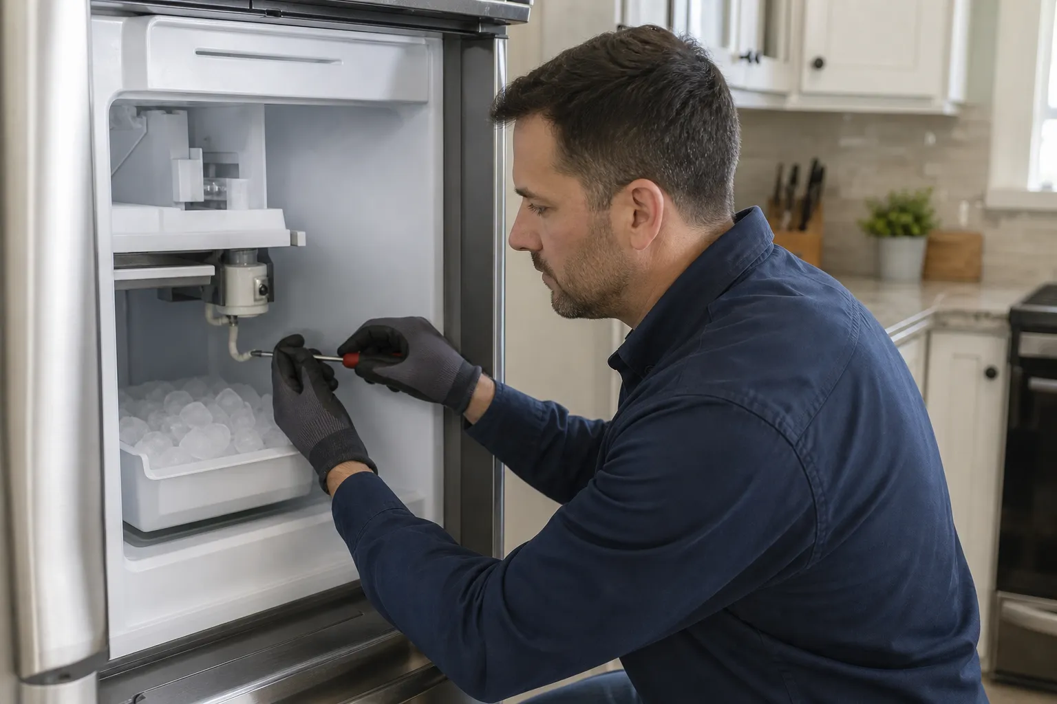 When an ice maker fill tube is the problem
