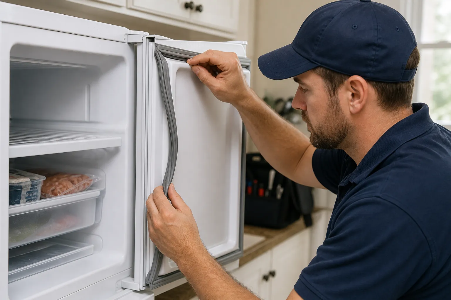 Stop warm air from sneaking into your freezer