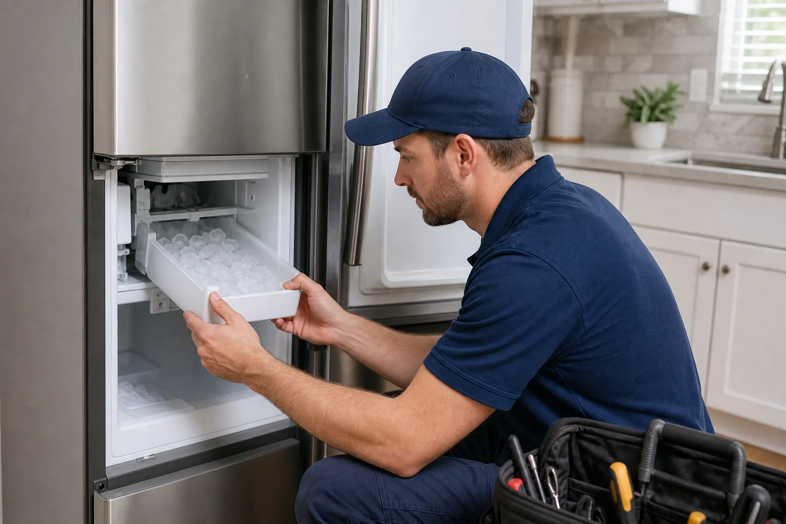 When your ice tastes off