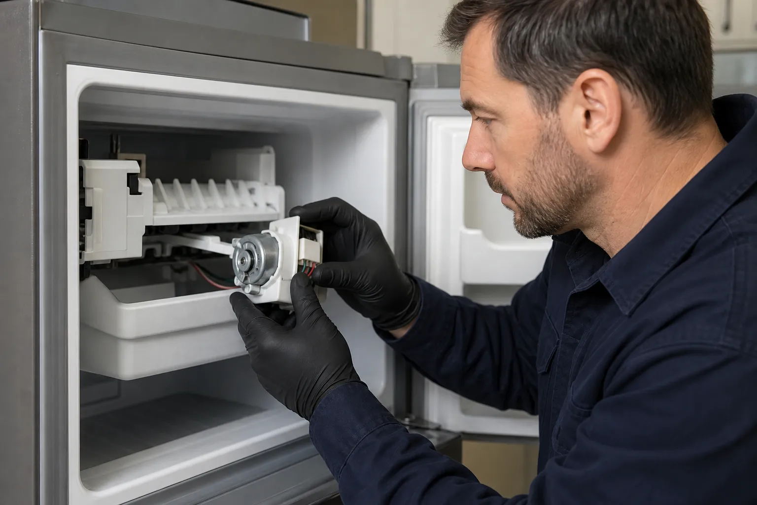What ice maker motor replacement helps solve