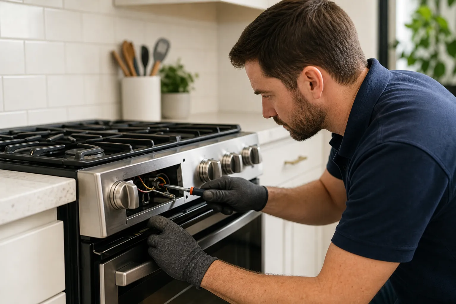 Help for GE range problems at home