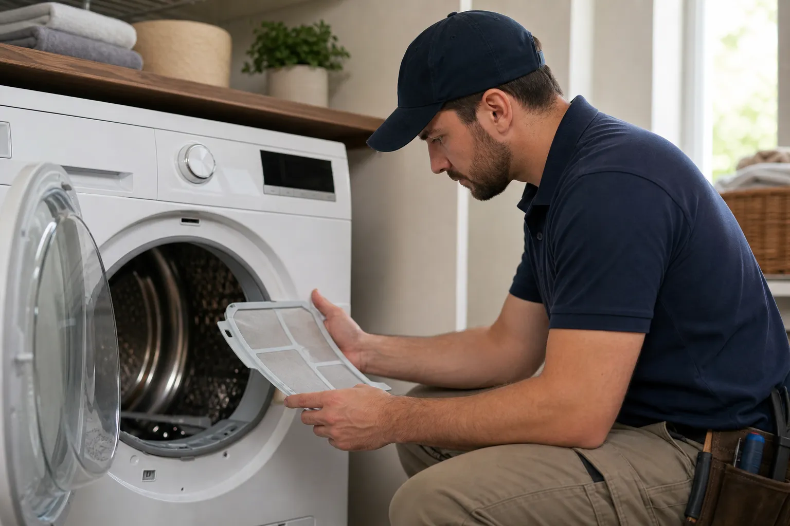 When your dryer runs but clothes stay damp