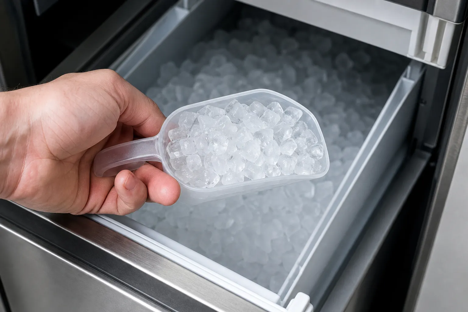 Making small ice cubes
