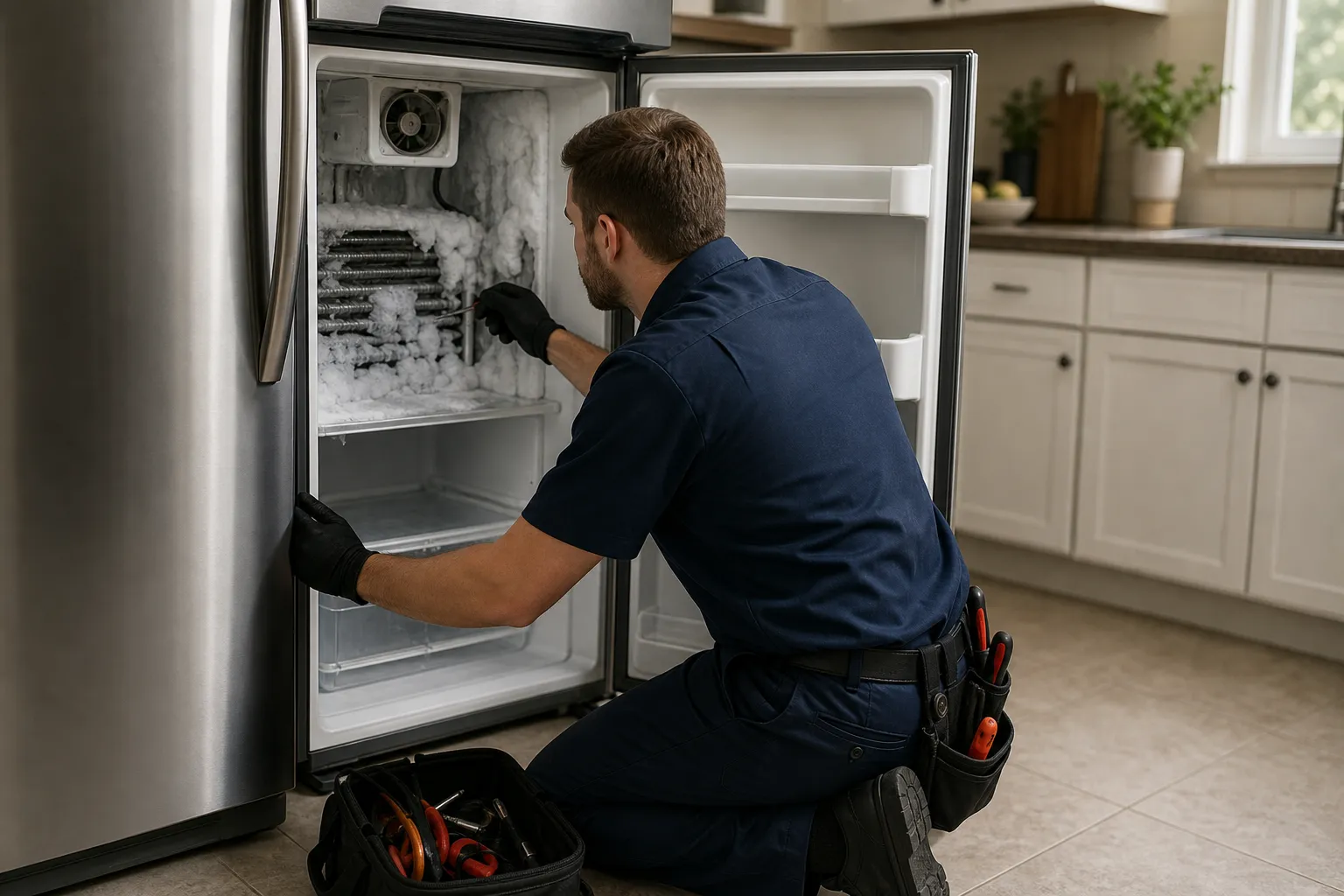 When your refrigerator stops defrosting