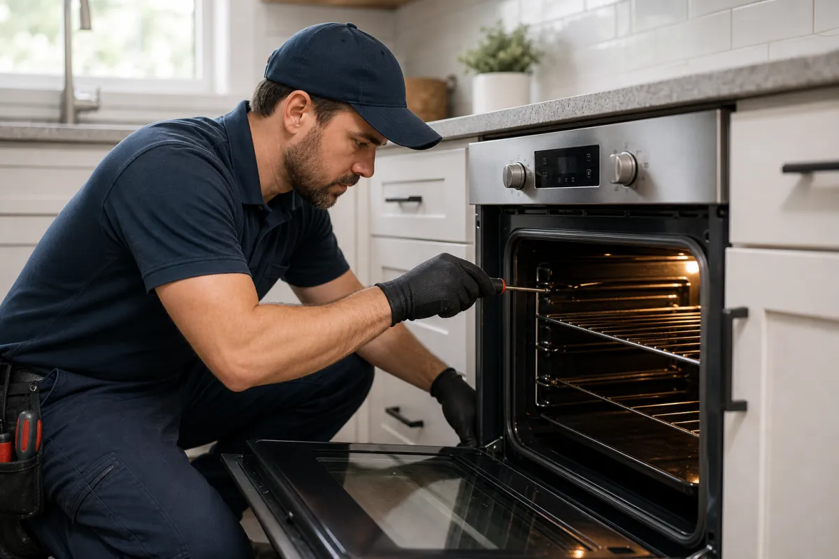 How oven repair moves from call to fix
