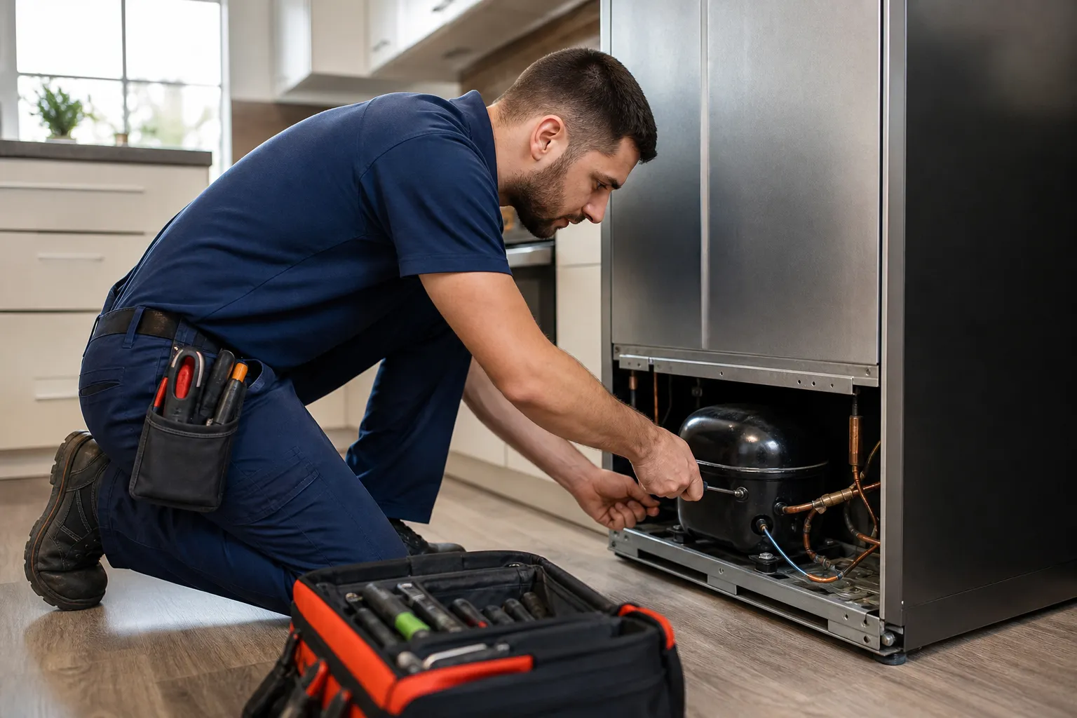When refrigerator cooling trouble points to the compressor