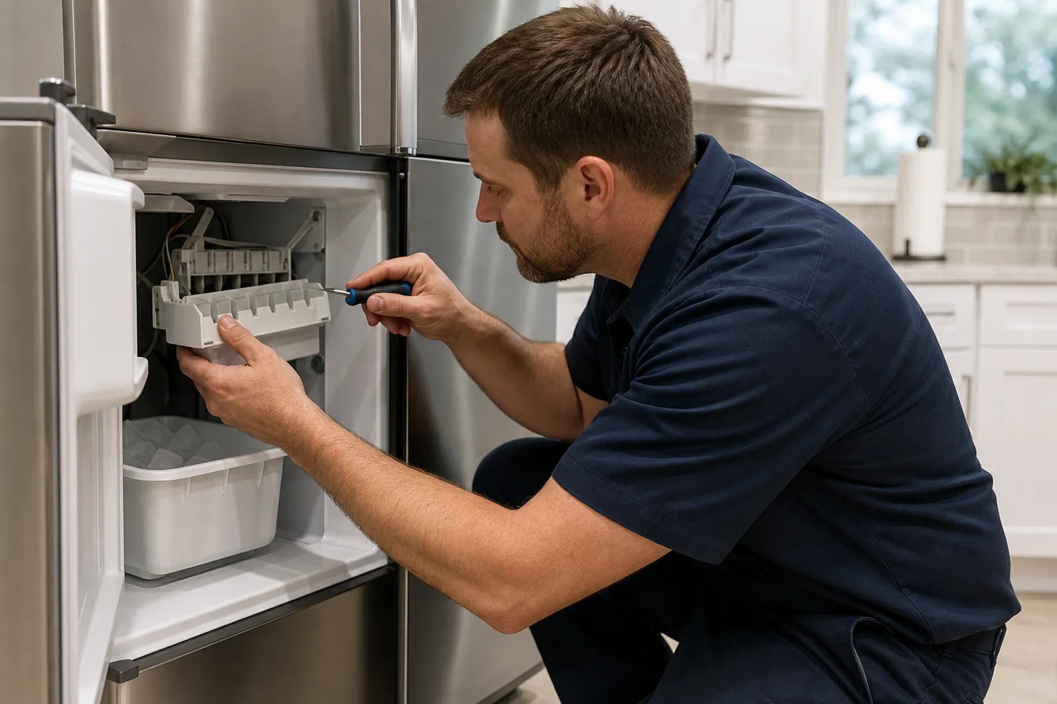 When your Whirlpool ice maker stops cooperating